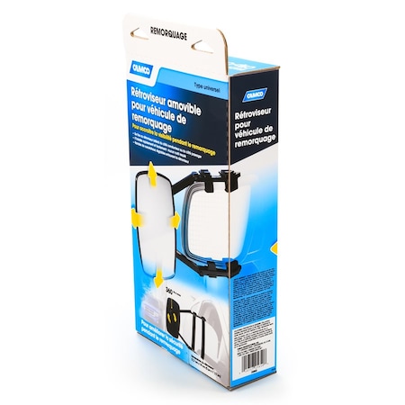 Camco TOWING MIRROR/CLAMP-ON/SINGLE MIRROR(ENG/FR) 25650